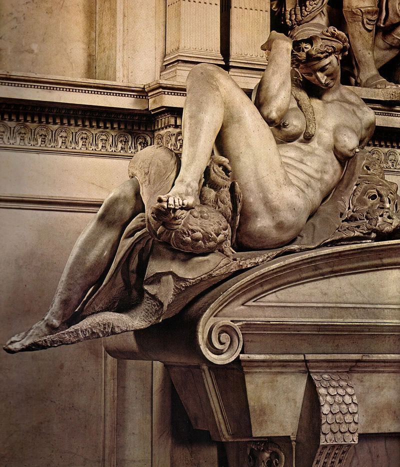 Sagrestia nuova, Allegoria della notte - San Lorenzo, Firenze